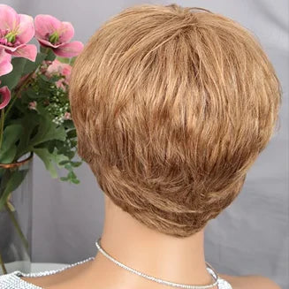 Perruque Pixie - PixieGlam™ - Chatain