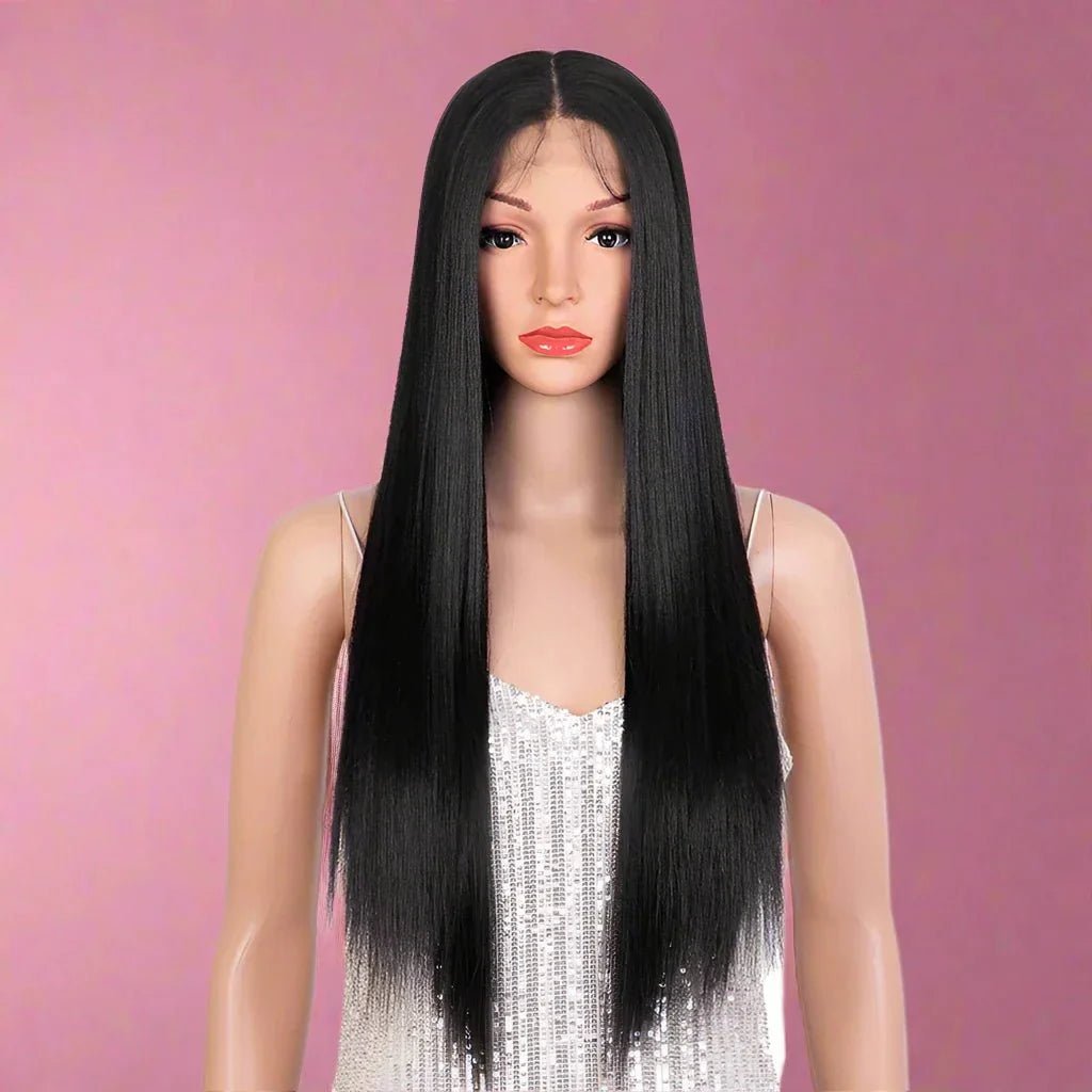 Perruque Longue - SilkyLace™ - Noir - Planete Coiffure