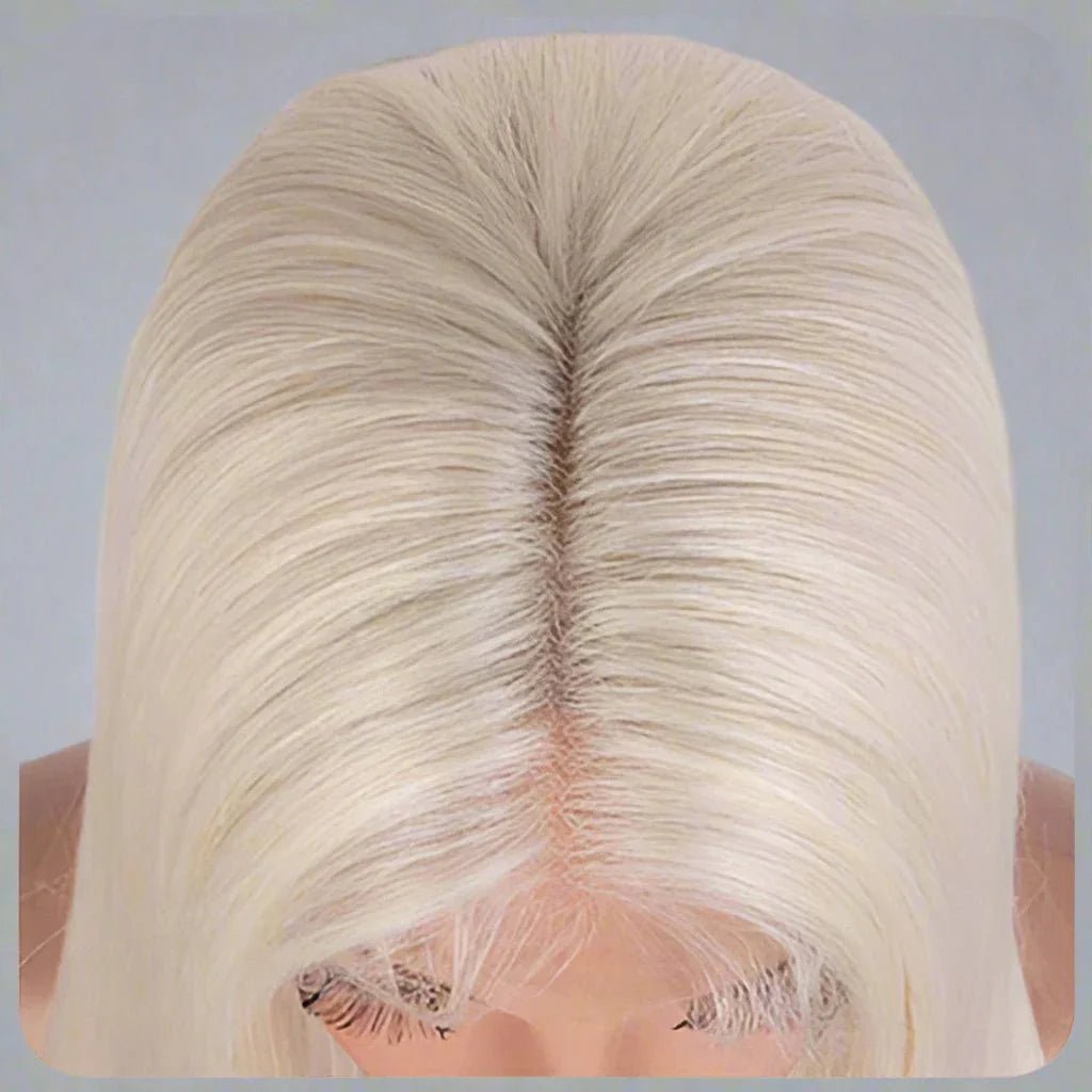 Perruque Longue - SilkyLace™ - Platine - Planete Coiffure