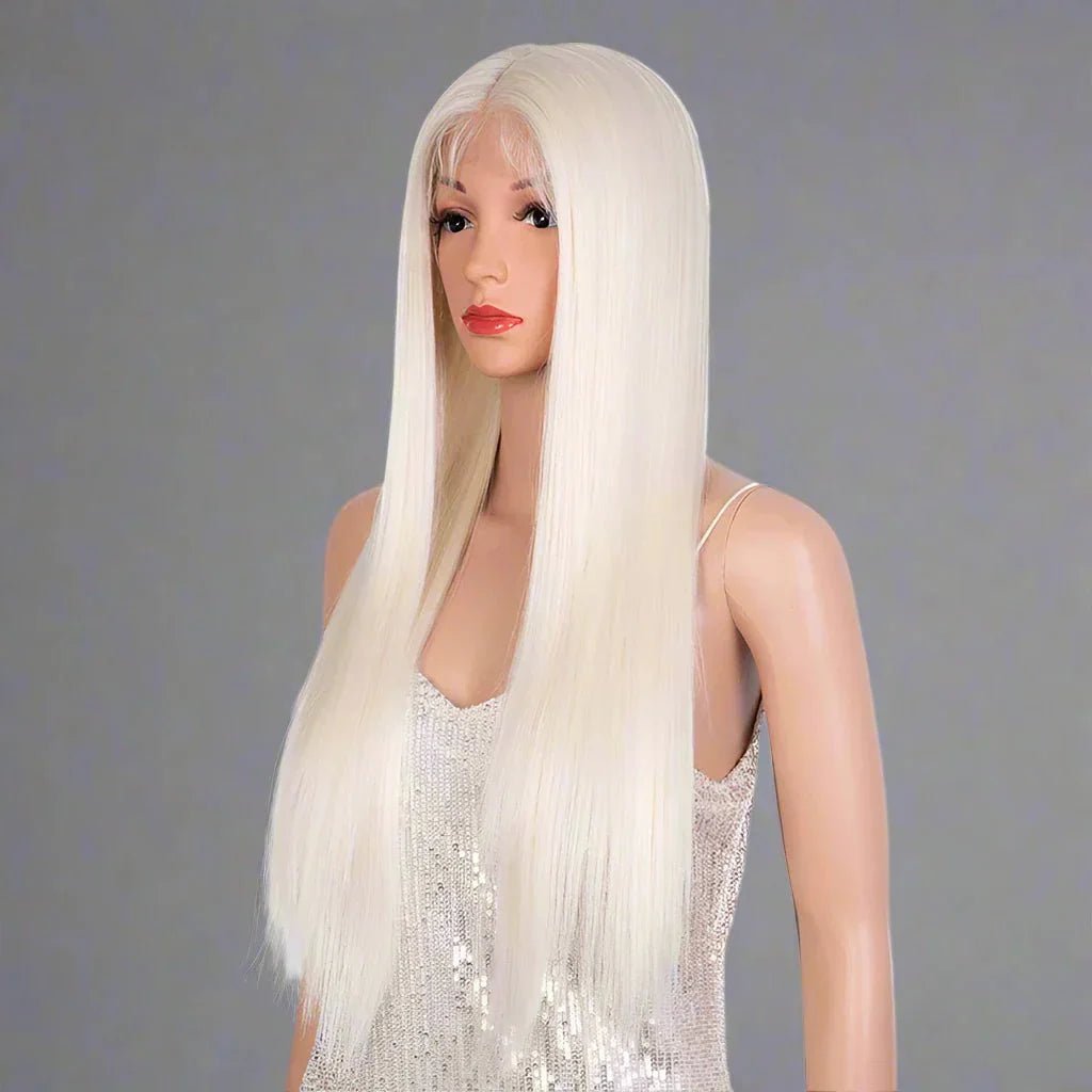Perruque Longue - SilkyLace™ - Platine - Planete Coiffure