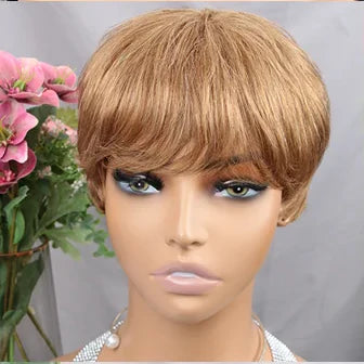 Perruque Pixie - PixieGlam™ - Chatain