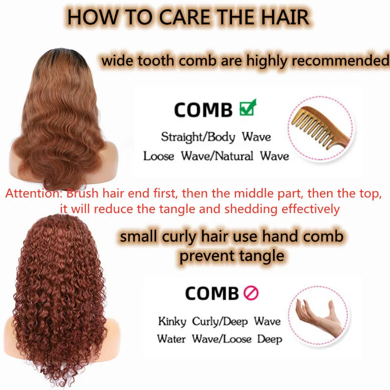 Ombre Honey Blonde Highlight Wig Human hair 13X6 Transparent Kinky Curly Lace Front Wigs with Brown Roots