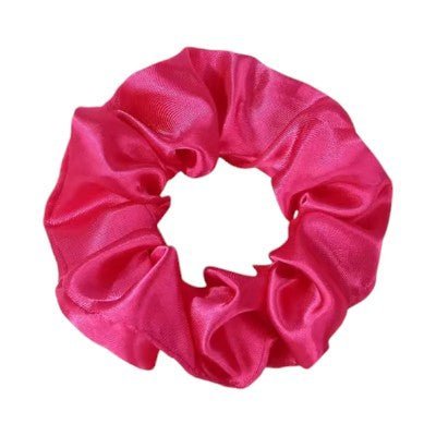 Chouchou en Satin - RetroChicScrunchies™ - Rose Fuchsia - Planete Coiffure