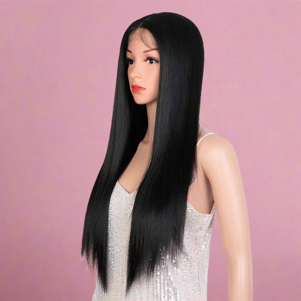 Perruque Longue - SilkyLace™ - Noir - Planete Coiffure