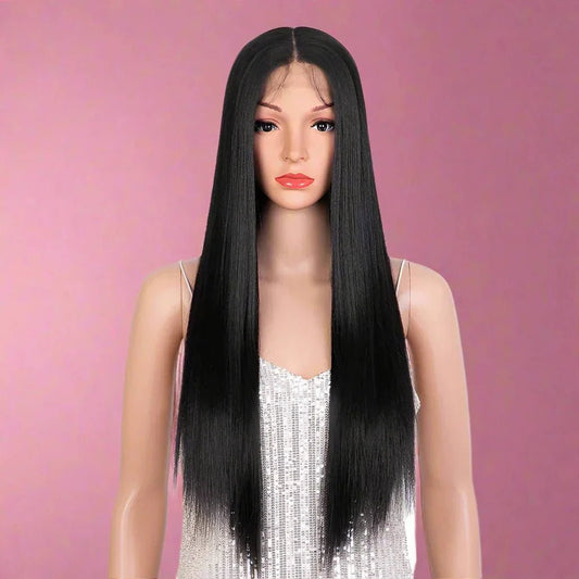 Perruque Longue - SilkyLace™ - Noir - Planete Coiffure