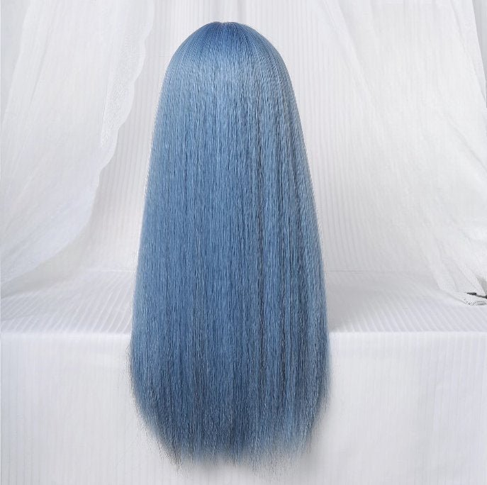 Perruque Longue - SyntheticHairWig™ - Bleu - Planete Coiffure